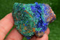 Azurite over Malachite Crystal from Morocco - Freeform Cluster Shape, Natural and Genuine - MeteoriteNwa.com