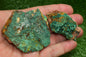 Malachite Crystal from Morocco - Freeform Cluster Shape, Natural and Genuine - MeteoriteNwa.com