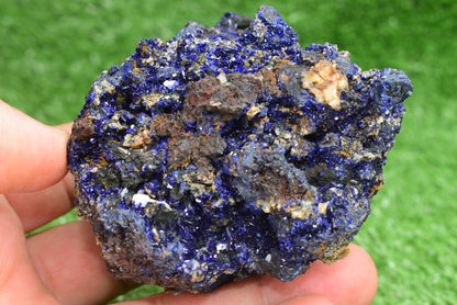 Azurite Crystal from Morocco - Freeform Cluster Shape, Natural and Genuine - MeteoriteNwa.com