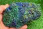 Azurite over Malachite Crystal from Morocco - Freeform Cluster Shape, Natural and Genuine - MeteoriteNwa.com