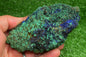 Azurite over Malachite Crystal from Morocco - Freeform Cluster Shape, Natural and Genuine - MeteoriteNwa.com