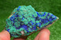 Azurite over Malachite Crystal from Morocco - Freeform Cluster Shape, Natural and Genuine - MeteoriteNwa.com