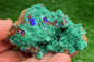 Azurite over Malachite Crystal from Morocco - Freeform Cluster Shape, Natural and Genuine - MeteoriteNwa.com