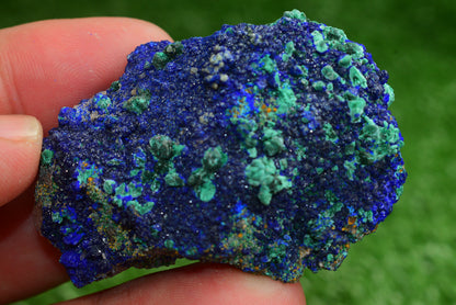 Azurite over Malachite Crystal from Morocco - Freeform Cluster Shape, Natural and Genuine - MeteoriteNwa.com
