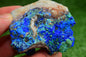 Azurite over Malachite Crystal from Morocco - Freeform Cluster Shape, Natural and Genuine - MeteoriteNwa.com
