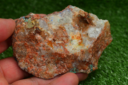 Azurite over Malachite Crystal from Morocco - Freeform Cluster Shape, Natural and Genuine - MeteoriteNwa.com