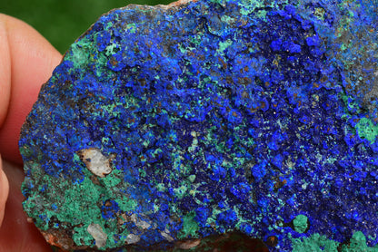 Azurite over Malachite Crystal from Morocco - Freeform Cluster Shape, Natural and Genuine - MeteoriteNwa.com