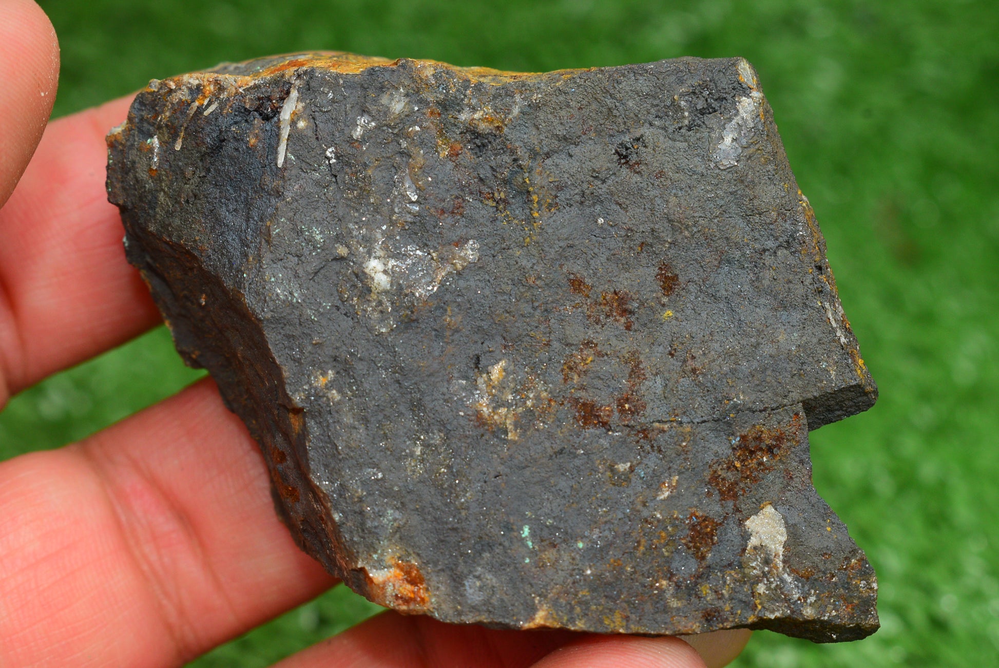 Azurite over Malachite Crystal from Morocco - Freeform Cluster Shape, Natural and Genuine - MeteoriteNwa.com