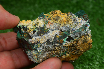Malachite Crystal from Morocco - Freeform Cluster Shape, Natural and Genuine - MeteoriteNwa.com