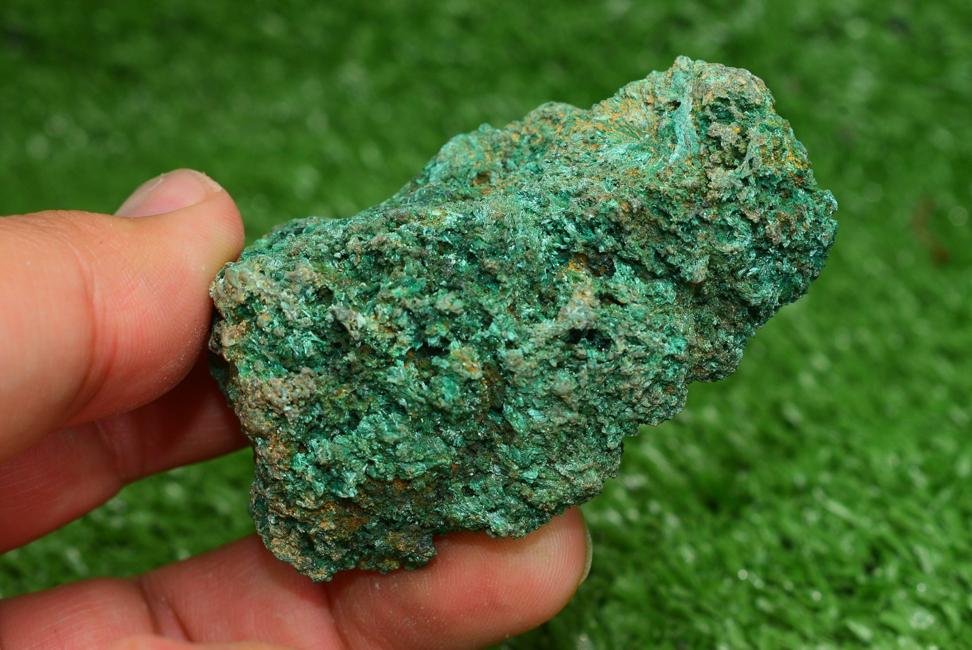 Malachite Crystal from Morocco - Freeform Cluster Shape, Natural and Genuine - MeteoriteNwa.com