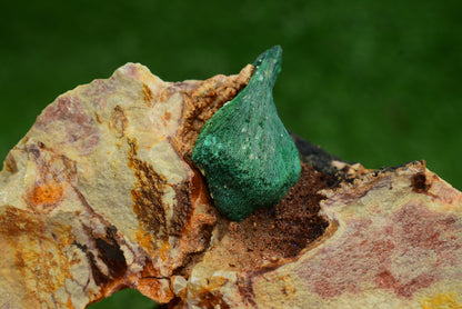 Stunning Fibrous Malachite Crystal from Morocco Genuine and Natural, Freeform Cluster Shape - Perfect for Collectors and Healers - MeteoriteNwa.com