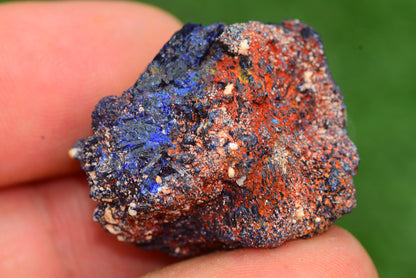 Azurite Crystal from Morocco - Freeform Cluster Shape, Natural and Genuine - MeteoriteNwa.com