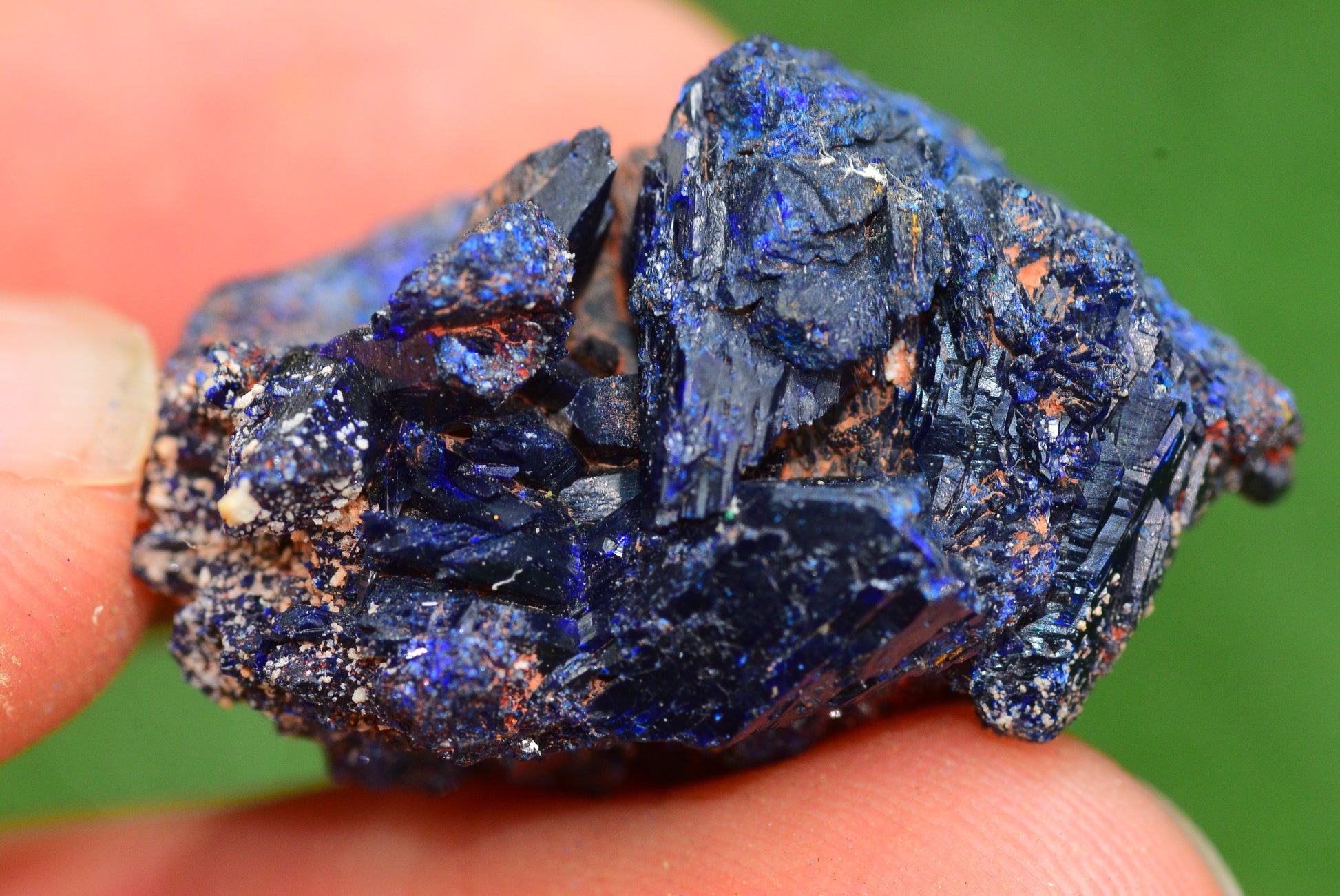 Azurite Crystal from Morocco - Freeform Cluster Shape, Natural and Genuine - MeteoriteNwa.com