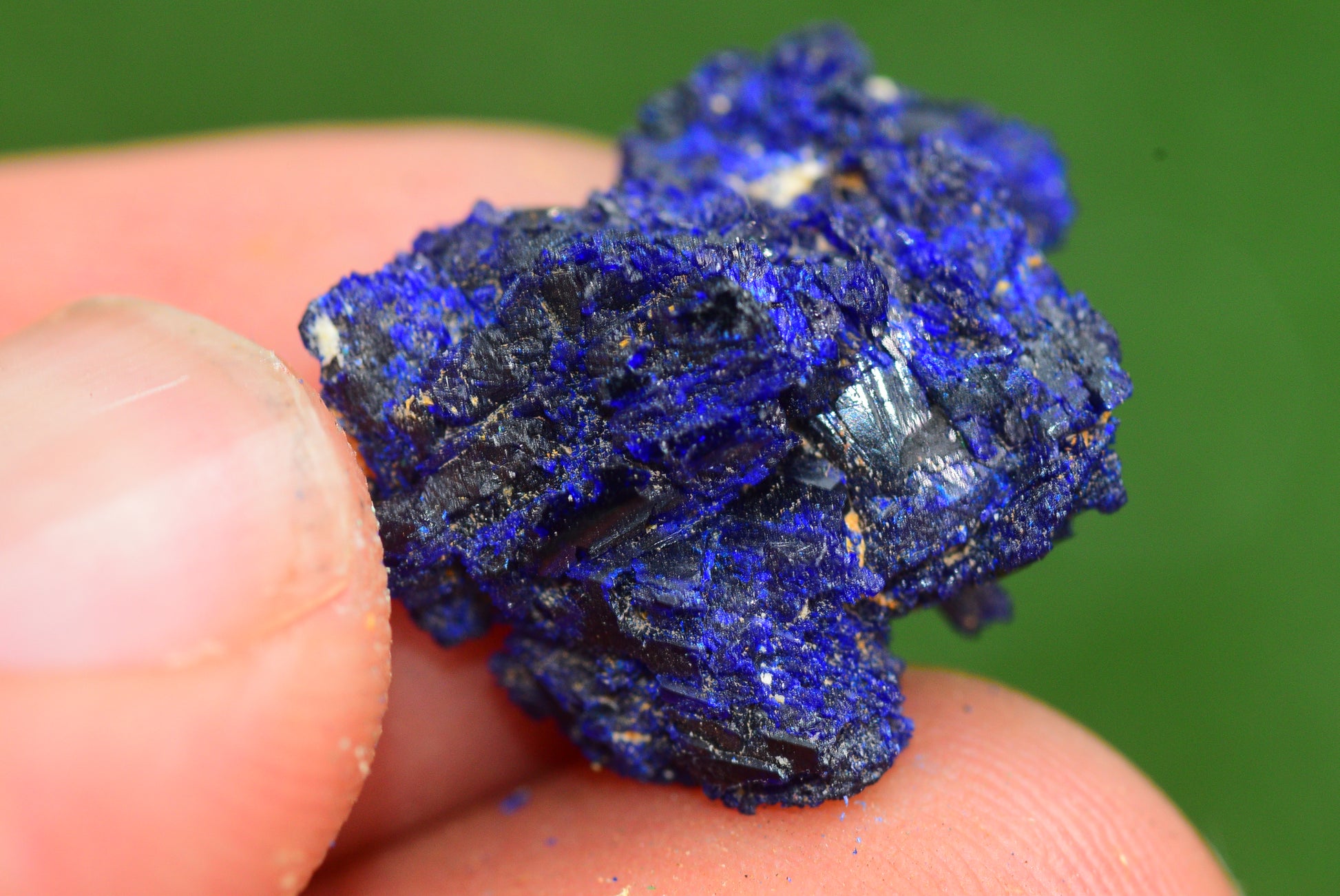 Azurite Crystal from Morocco - Freeform Cluster Shape, Natural and Genuine - MeteoriteNwa.com