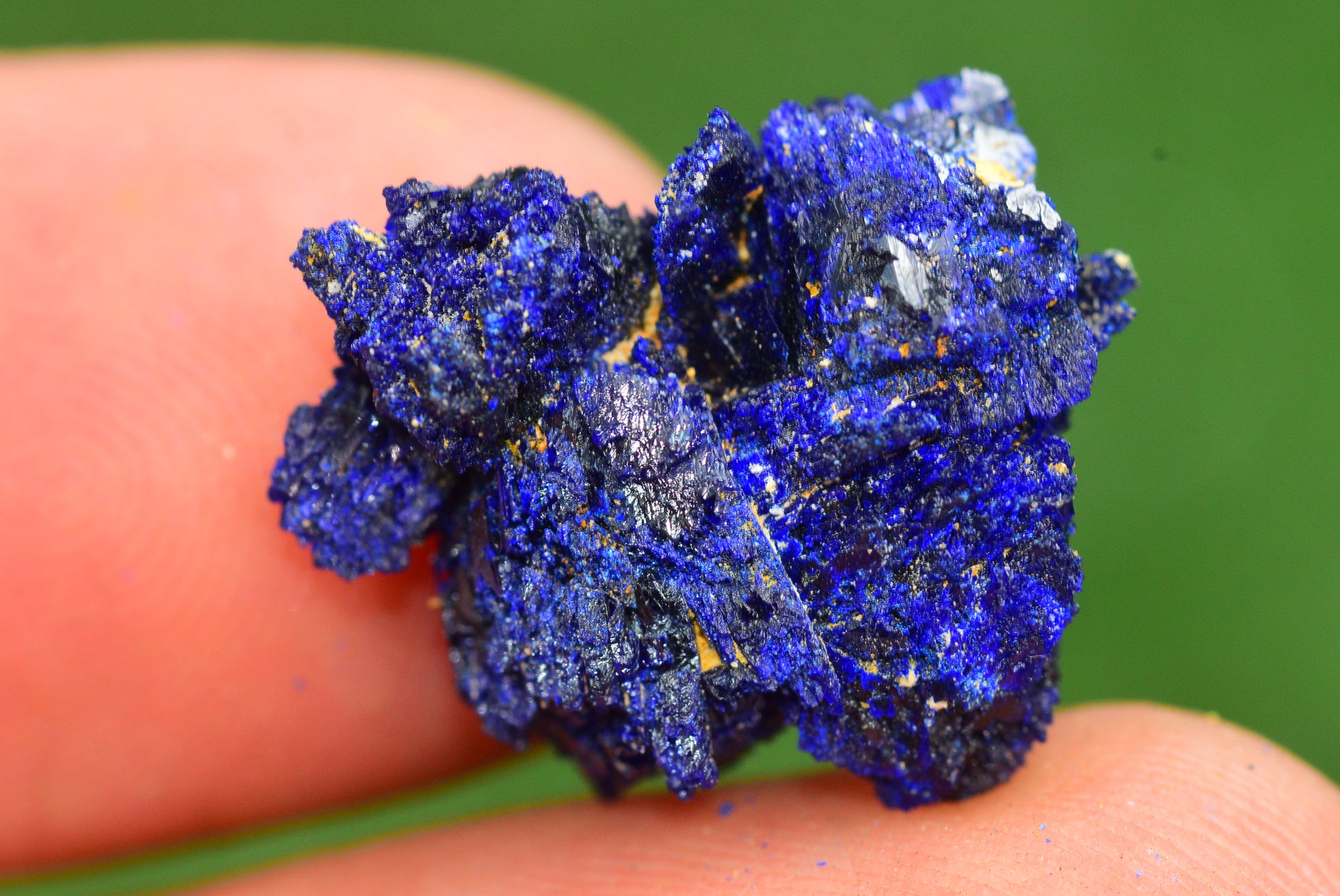 Azurite Crystal from Morocco - Freeform Cluster Shape, Natural and Genuine - MeteoriteNwa.com