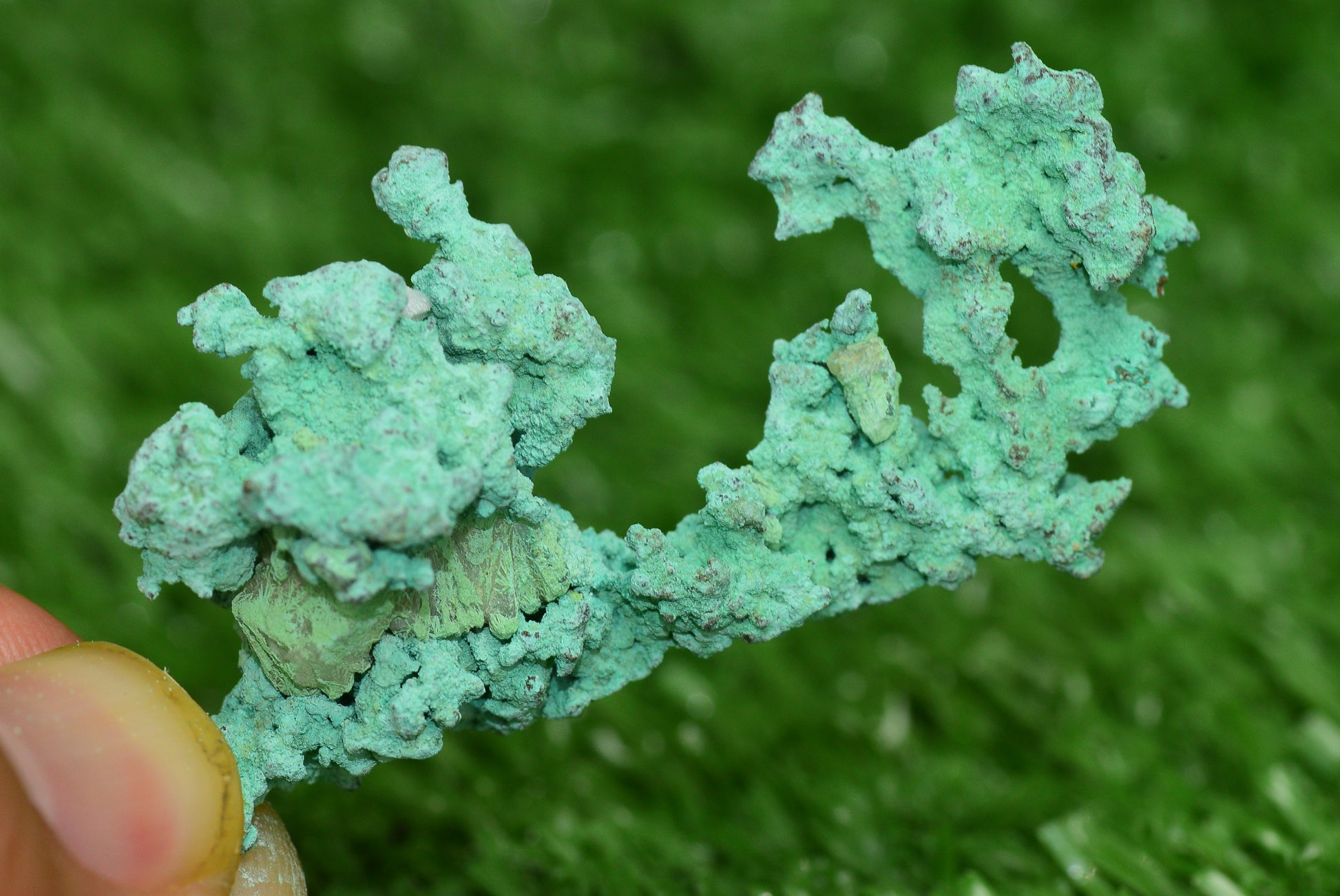 Raw Native Copper Nugget Natural Rough Green Mineral Specimen from Morocco Healing Stone - MeteoriteNwa.com