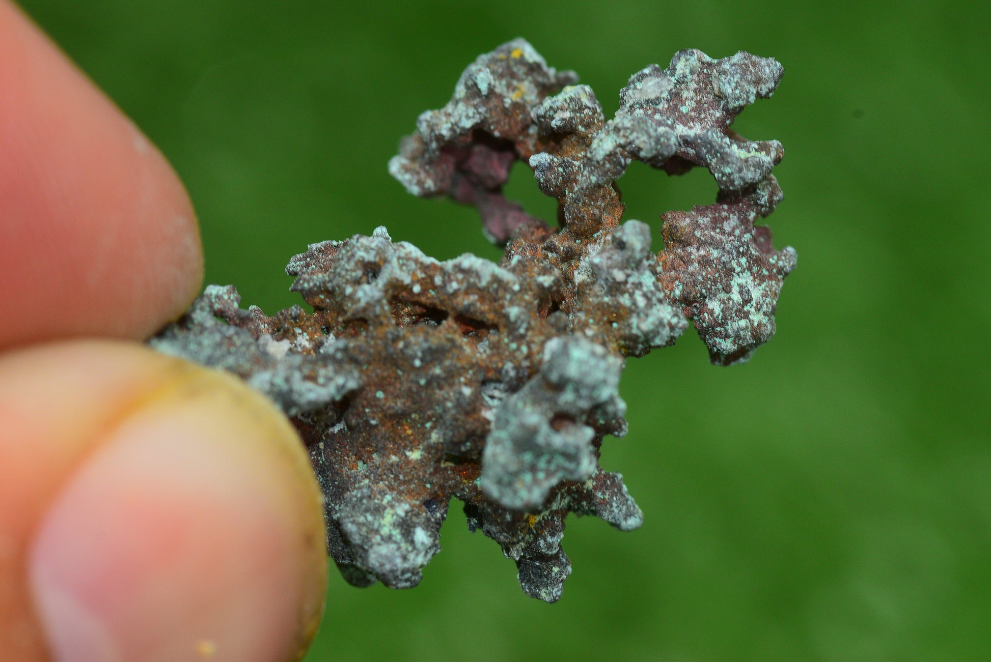 Raw Native Copper Nugget Natural Rough Green Mineral Specimen from Morocco Healing Stone - MeteoriteNwa.com
