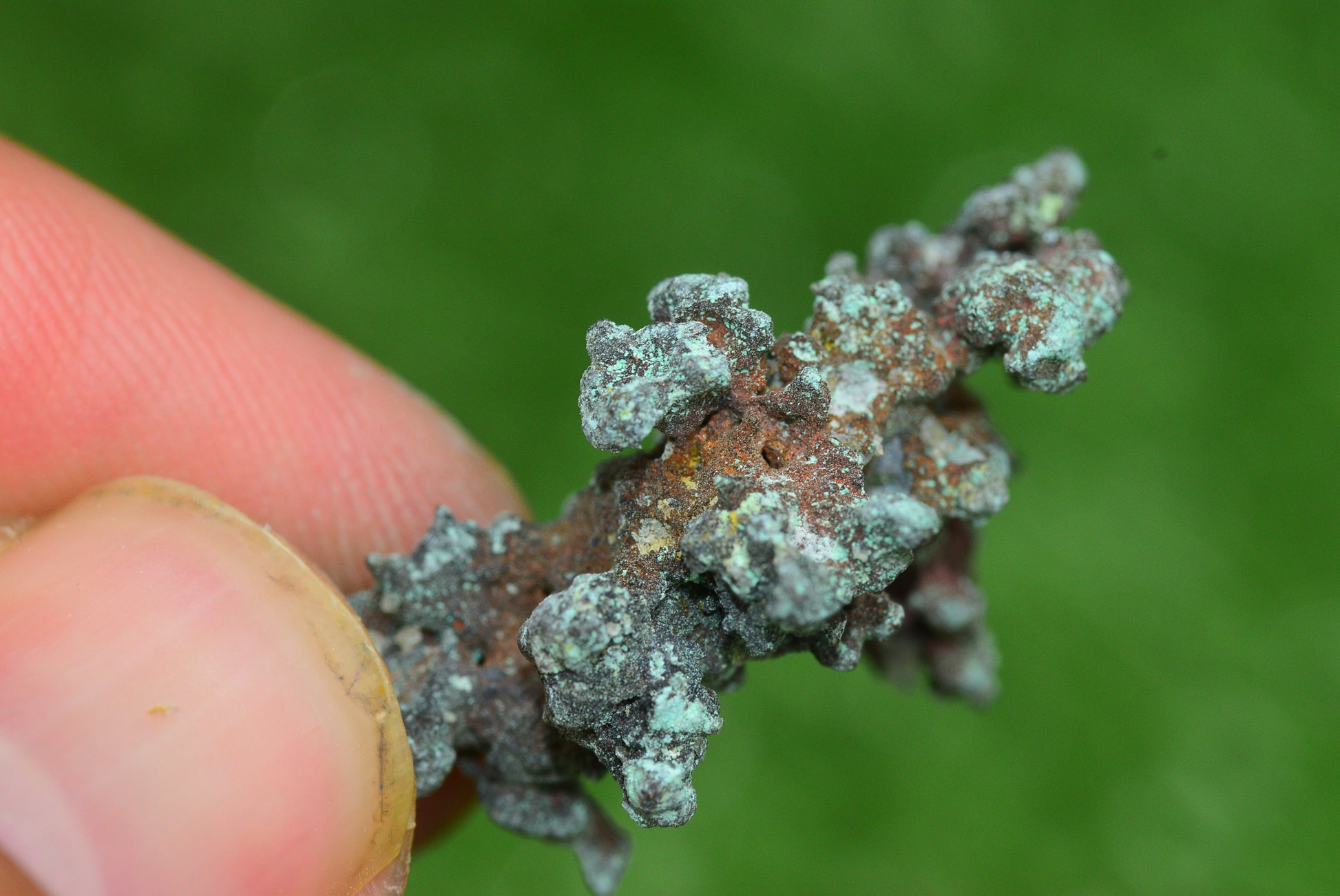 Raw Native Copper Nugget Natural Rough Green Mineral Specimen from Morocco Healing Stone - MeteoriteNwa.com