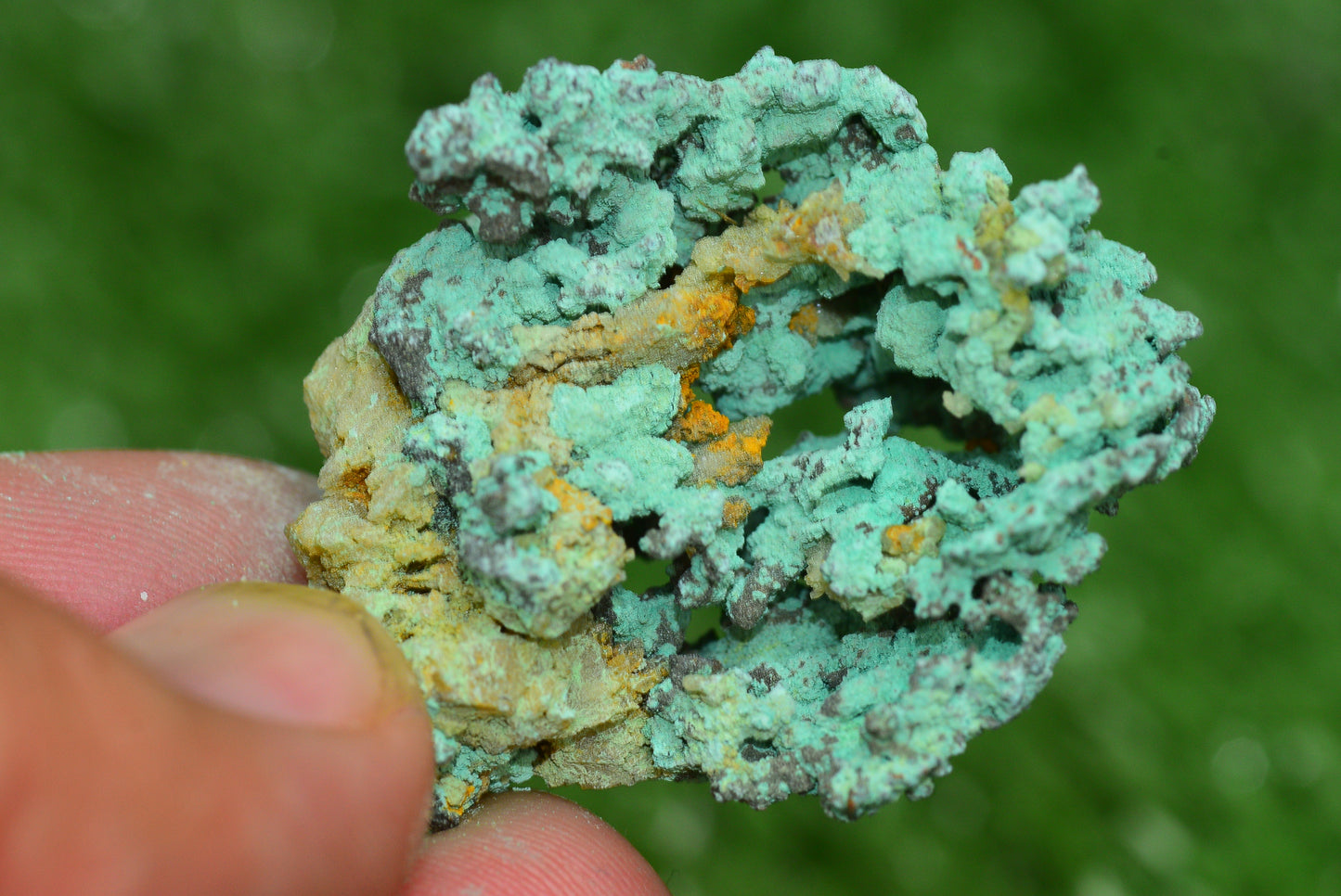 Raw Native Copper Nugget Natural Rough Green Mineral Specimen from Morocco Healing Stone - MeteoriteNwa.com