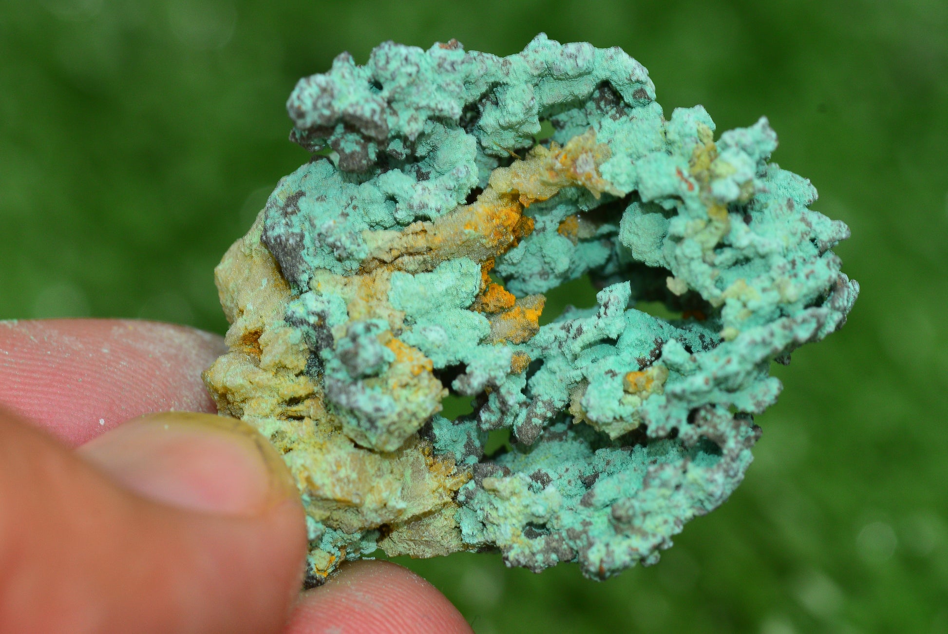 Raw Native Copper Nugget Natural Rough Green Mineral Specimen from Morocco Healing Stone - MeteoriteNwa.com