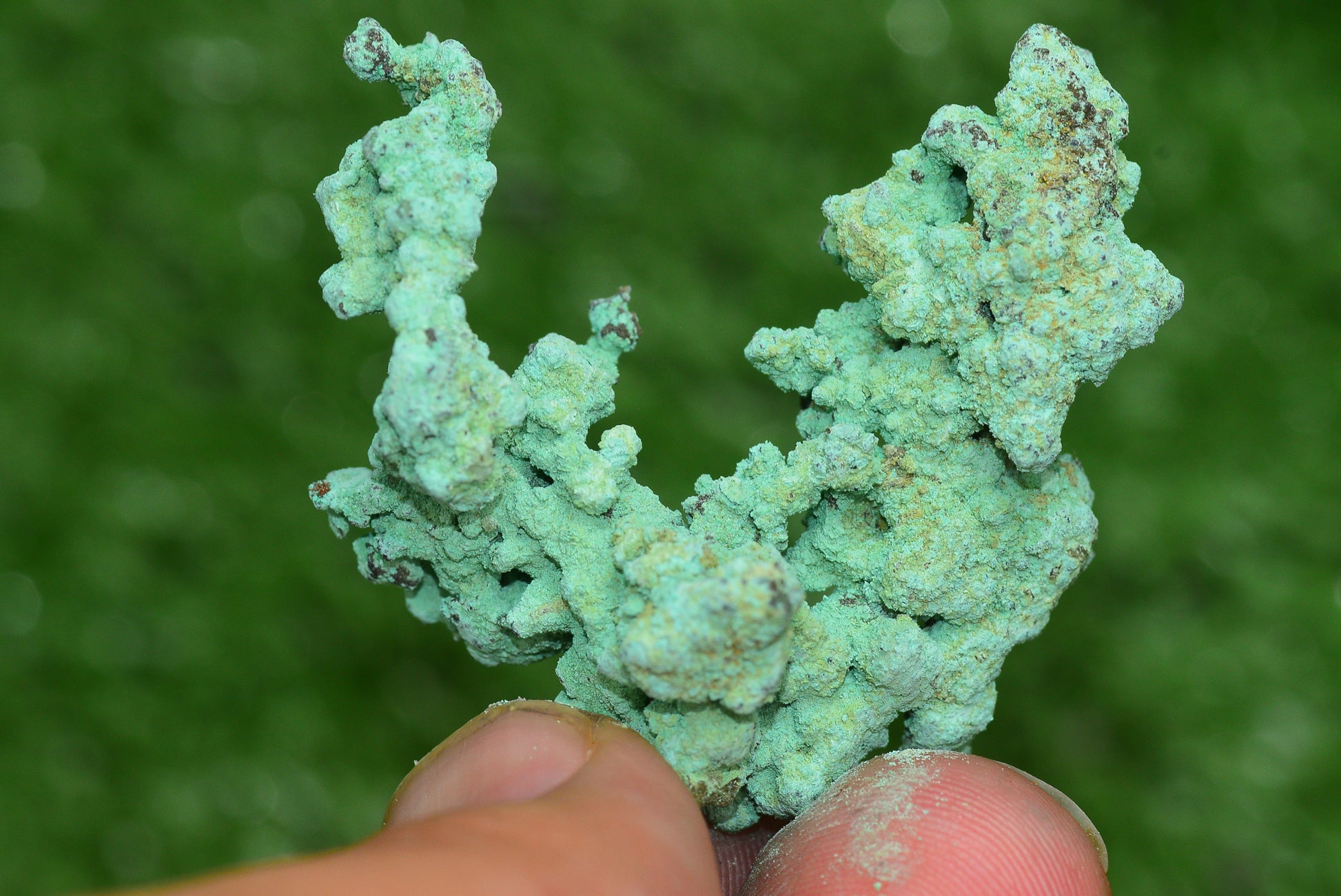 Raw Native Copper Nugget Natural Rough Green Mineral Specimen from Morocco Healing Stone - MeteoriteNwa.com