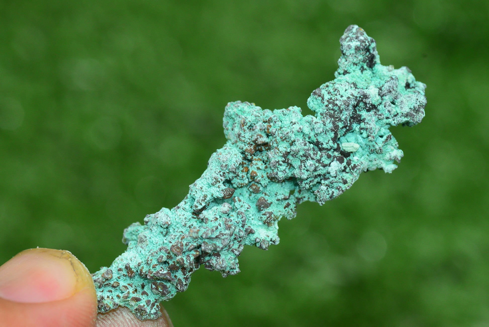 Raw Native Copper Nugget Natural Rough Green Mineral Specimen from Morocco Healing Stone - MeteoriteNwa.com