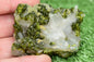 Stunning Epidote in Quartz Cluster from Imilchil, Morocco - A Unique Piece - MeteoriteNwa.com