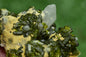 Stunning Epidote in Quartz Cluster from Imilchil, Morocco - A Unique Piece - MeteoriteNwa.com