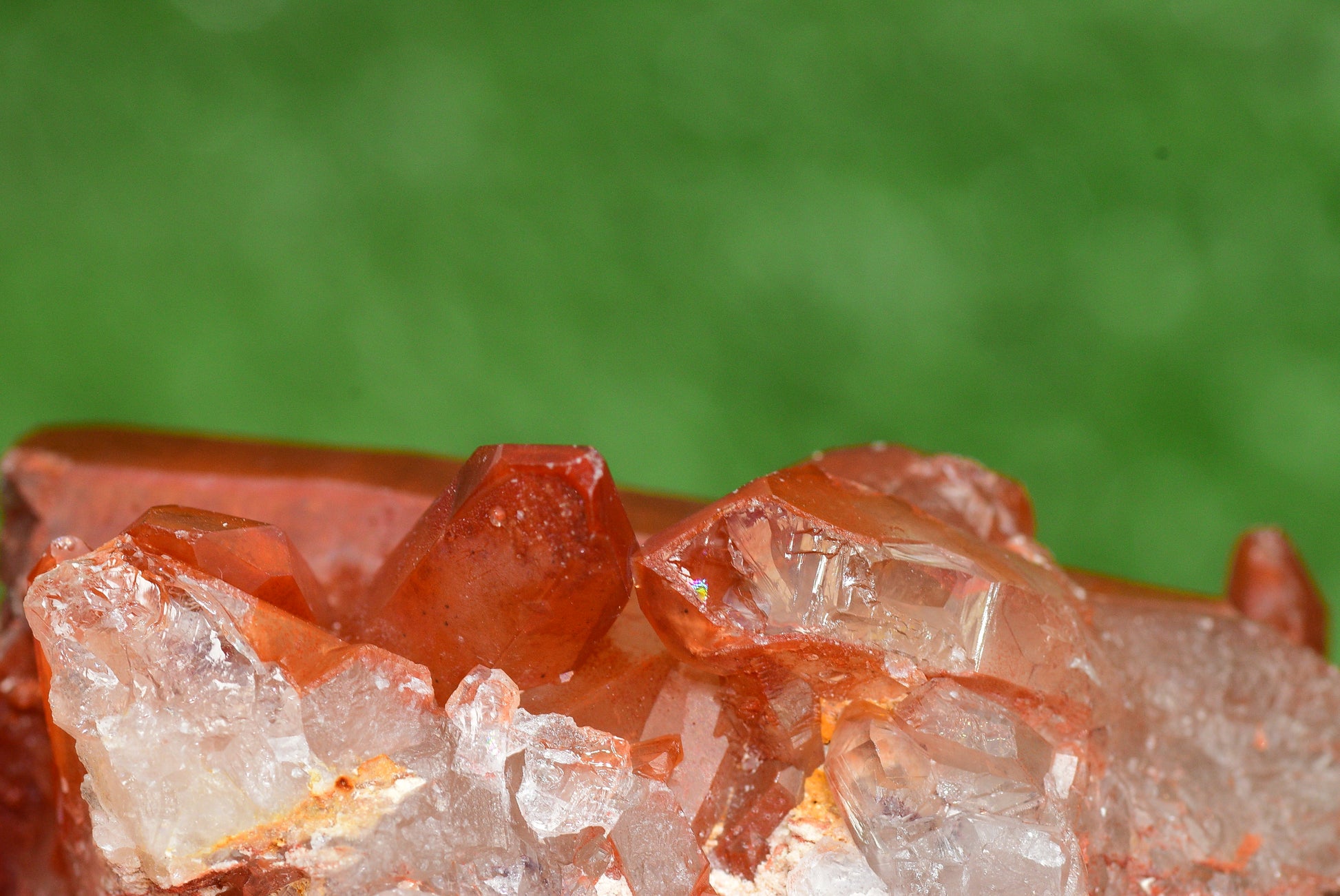 Red Hematoid Quartz Genuine Gemstone Sharp Tower Pointy Cluster Freeform Crystal from Morocco Fire Quartz Red Hematite - MeteoriteNwa.com