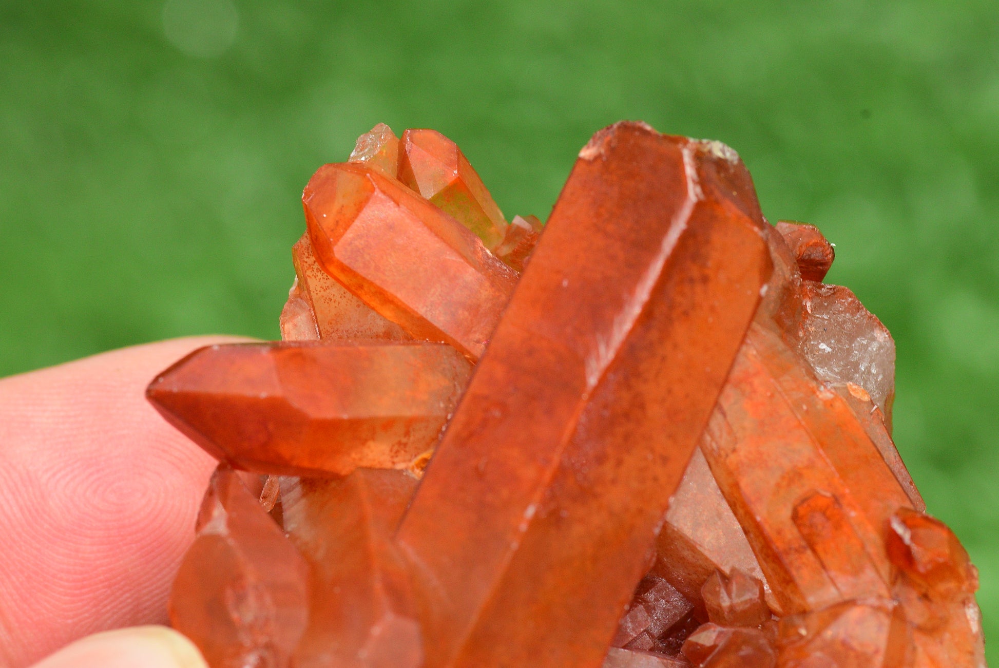 Red Hematoid Quartz Genuine Gemstone Sharp Tower Pointy Cluster Freeform Crystal from Morocco Fire Quartz Red Hematite - MeteoriteNwa.com