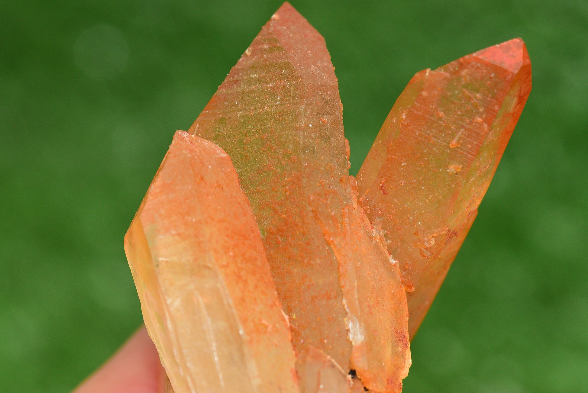 Red Hematoid Quartz Genuine Gemstone Sharp Tower Pointy Cluster Freeform Crystal from Morocco Fire Quartz Red Hematite - MeteoriteNwa.com