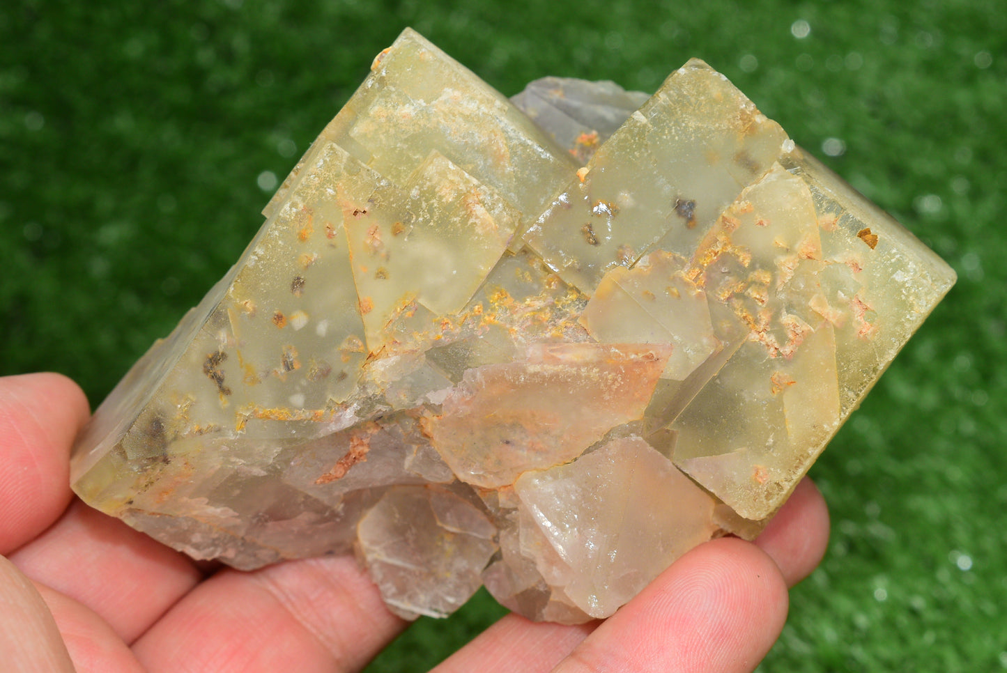 Stunning Fluorite Specimen from El Hammam Mine, Morocco Perfect for Crystal Collectors - MeteoriteNwa.com
