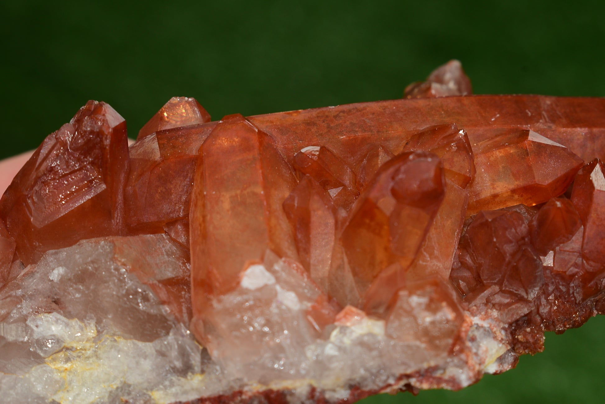 Red Hematoid Quartz Genuine Gemstone Sharp Tower Pointy Cluster Freeform Crystal from Morocco Fire Quartz Red Hematite - MeteoriteNwa.com