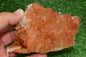 Red Hematoid Quartz Genuine Gemstone Sharp Tower Pointy Cluster Freeform Crystal from Morocco Fire Quartz Red Hematite - MeteoriteNwa.com