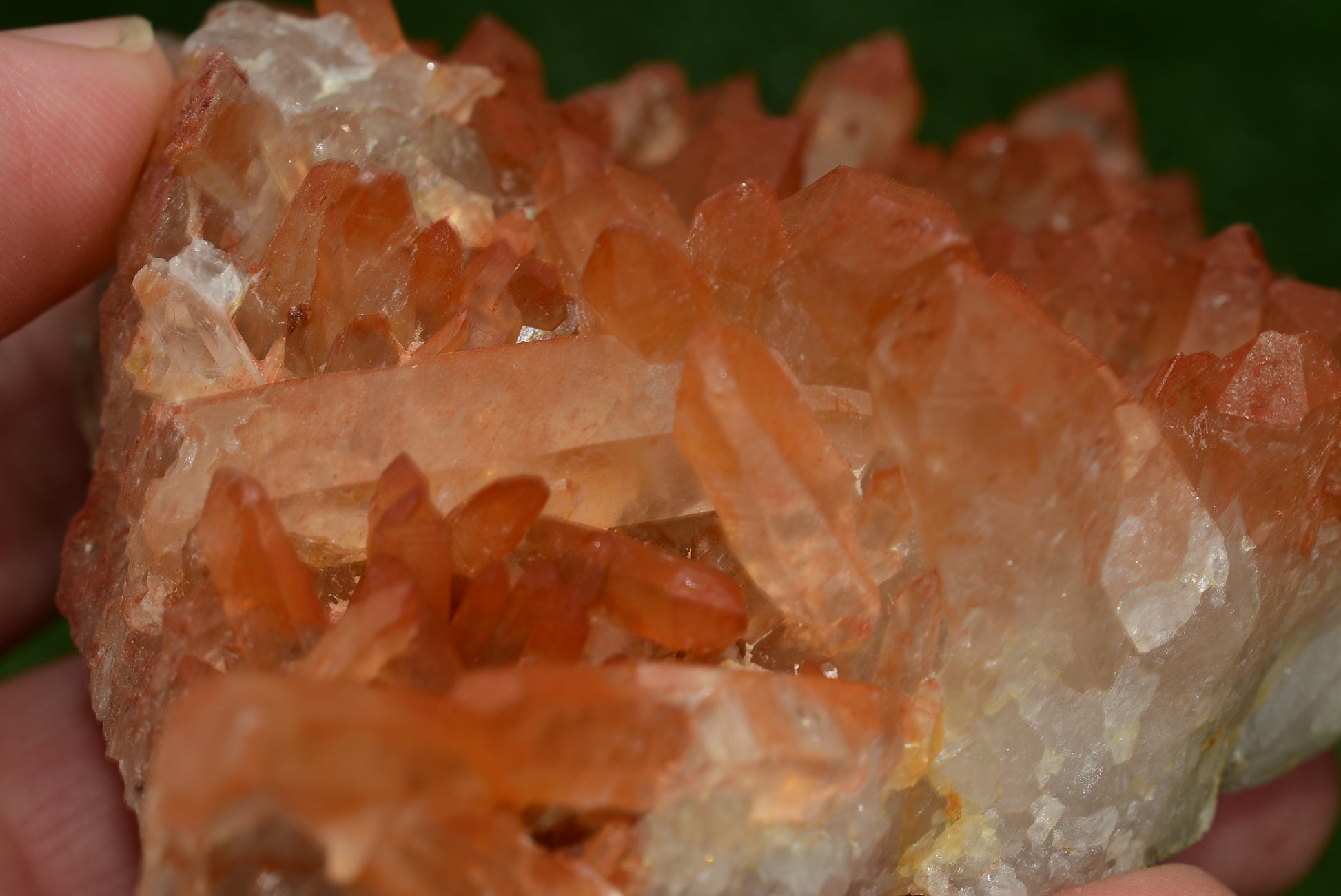 Red Hematoid Quartz Genuine Gemstone Sharp Tower Pointy Cluster Freeform Crystal from Morocco Fire Quartz Red Hematite - MeteoriteNwa.com