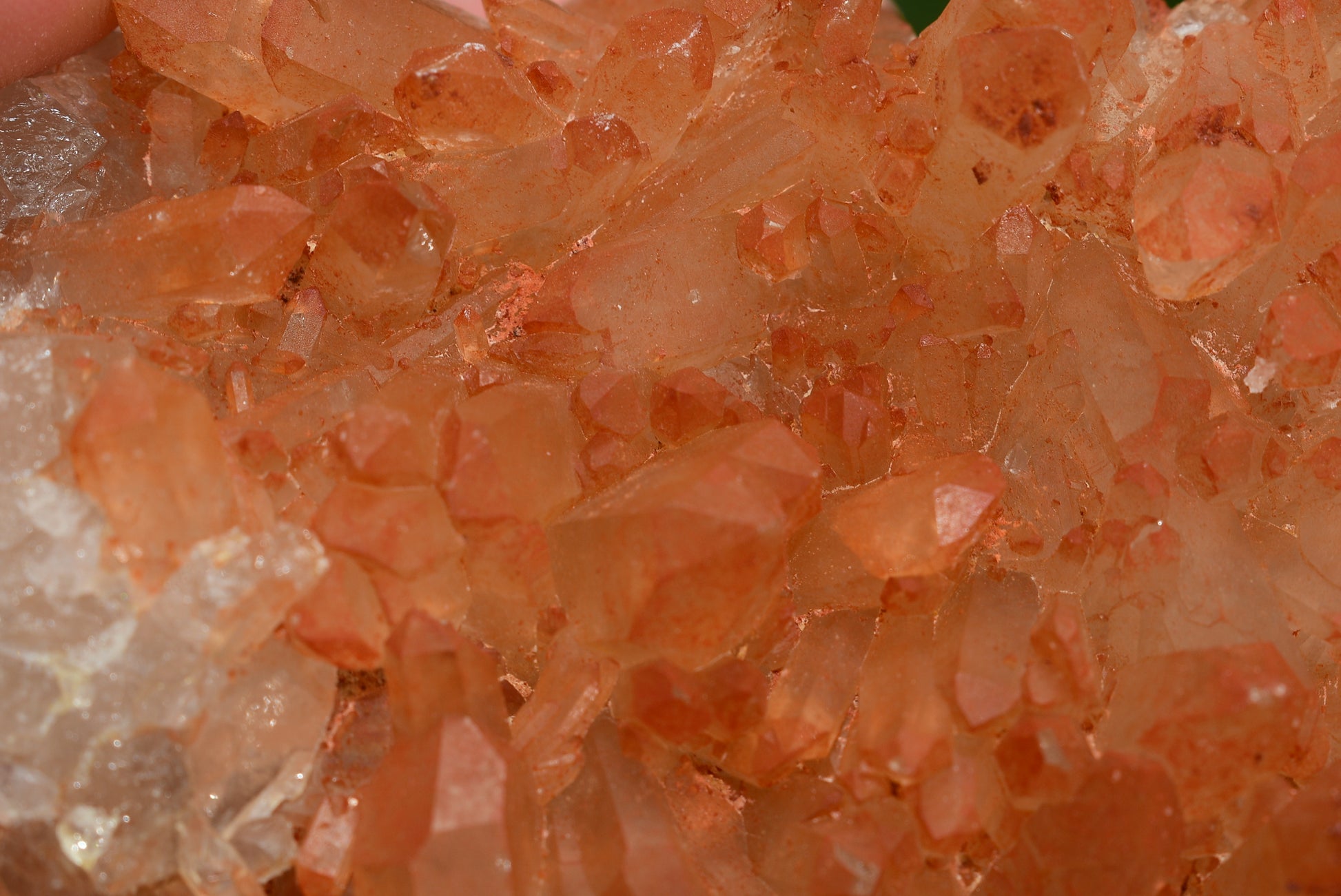 Red Hematoid Quartz Genuine Gemstone Sharp Tower Pointy Cluster Freeform Crystal from Morocco Fire Quartz Red Hematite - MeteoriteNwa.com