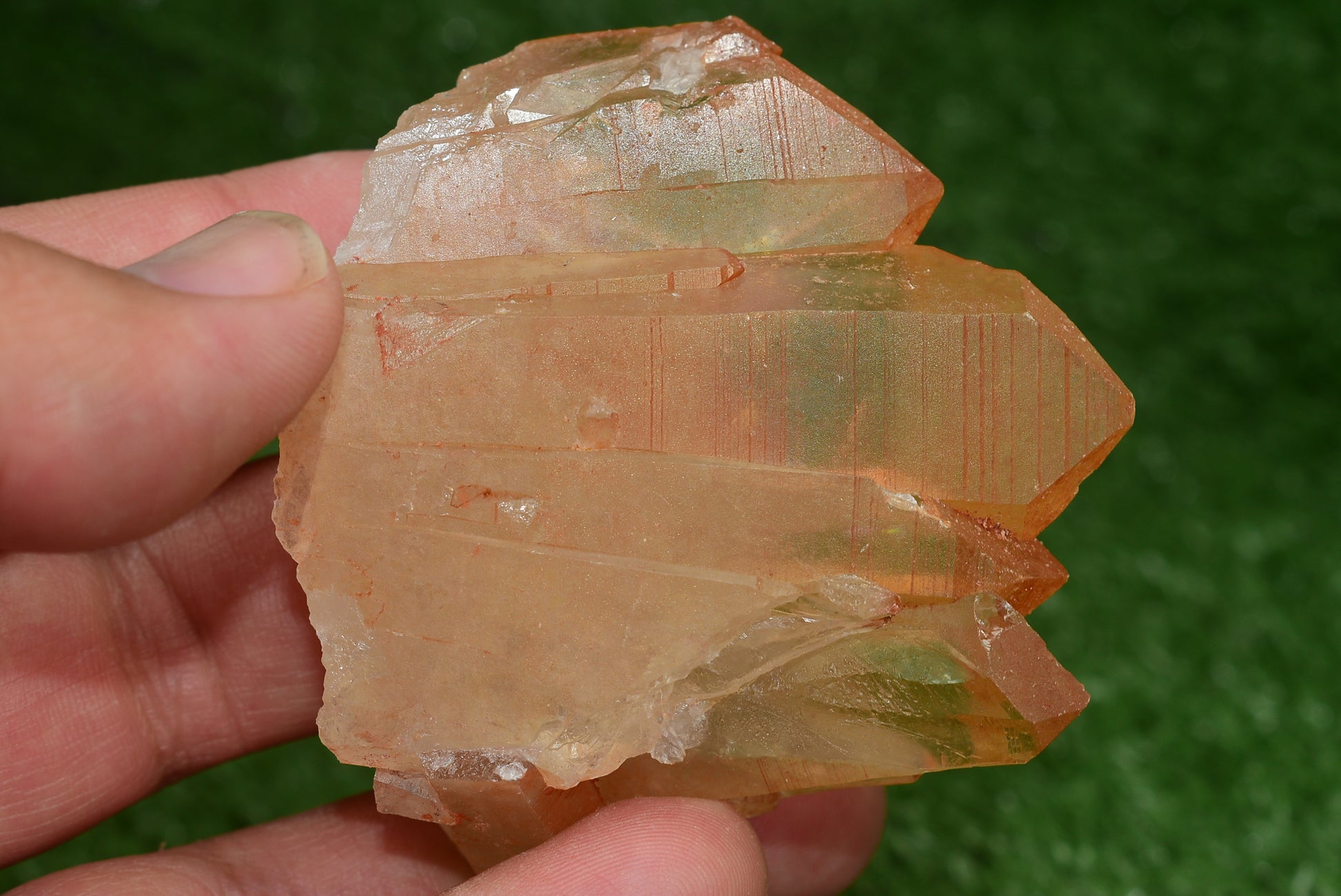 Red Hematoid Quartz Genuine Gemstone Sharp Tower Pointy Cluster Freeform Crystal from Morocco Fire Quartz Red Hematite - MeteoriteNwa.com