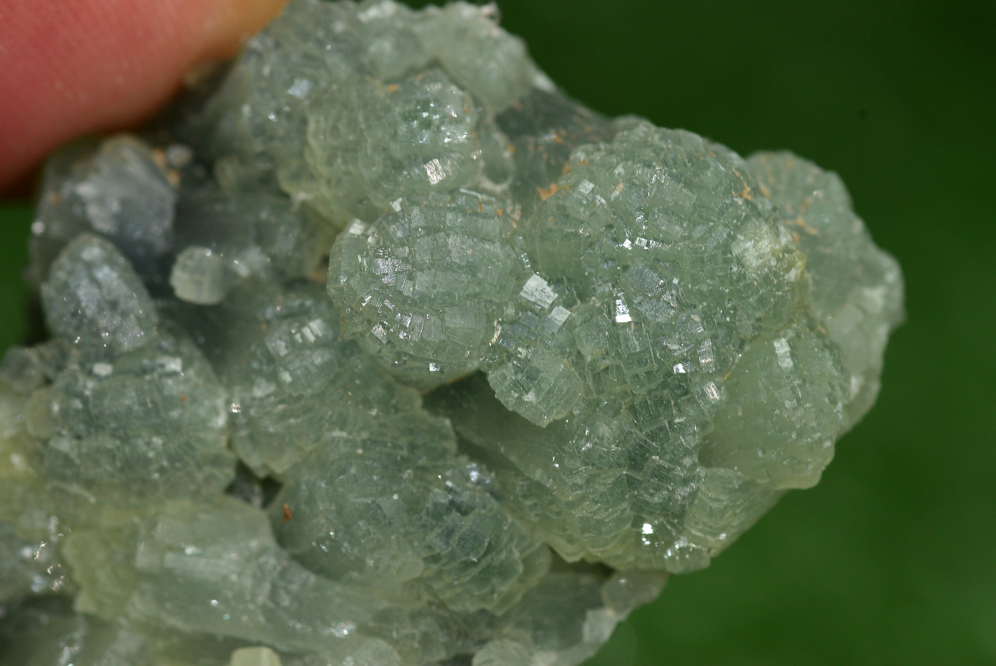 Stunning Raw Prehnite Crystal Cluster from Morocco Unique Botryoidal Formations - MeteoriteNwa.com