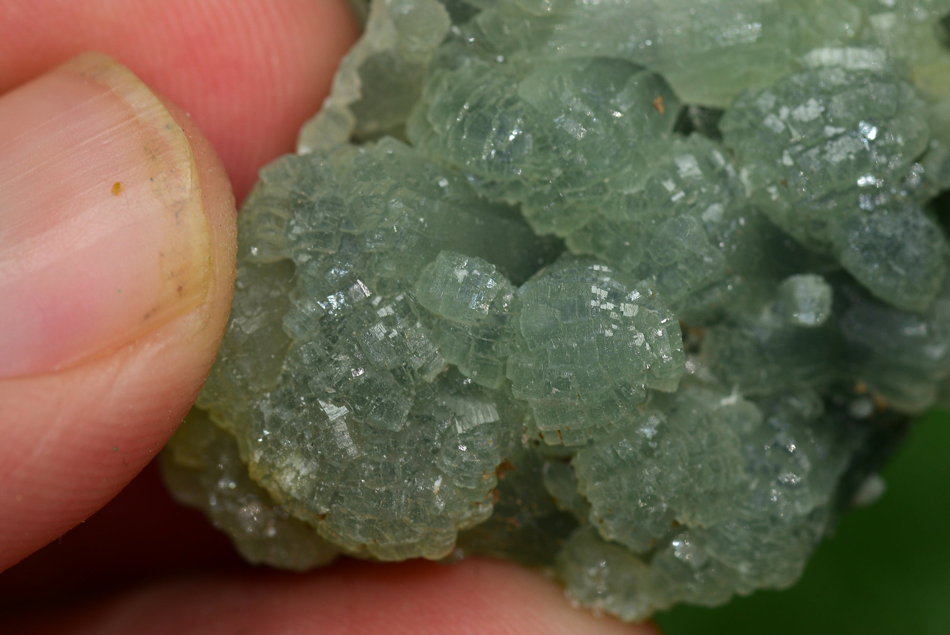 Stunning Raw Prehnite Crystal Cluster from Morocco Unique Botryoidal Formations - MeteoriteNwa.com