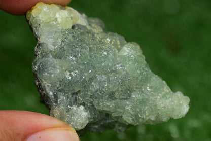 Stunning Raw Prehnite Crystal Cluster from Morocco Unique Botryoidal Formations - MeteoriteNwa.com