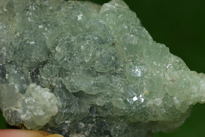Stunning Raw Prehnite Crystal Cluster from Morocco Unique Botryoidal Formations - MeteoriteNwa.com
