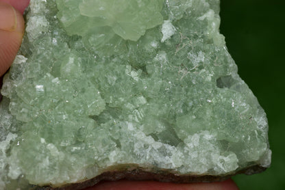 Stunning Raw Prehnite Crystal Cluster from Morocco Unique Botryoidal Formations - MeteoriteNwa.com