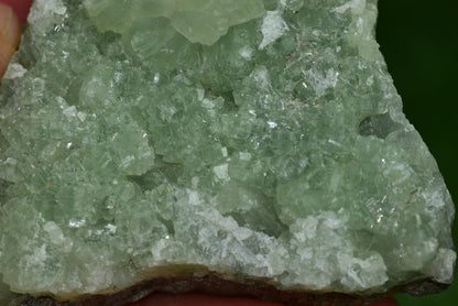 Stunning Raw Prehnite Crystal Cluster from Morocco Unique Botryoidal Formations - MeteoriteNwa.com
