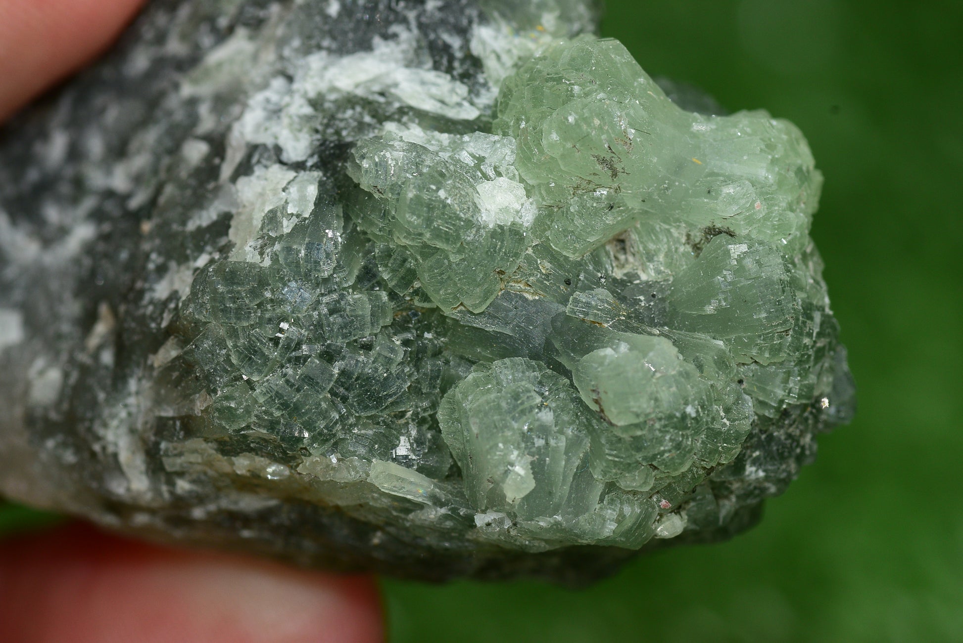 Stunning Raw Prehnite Crystal Cluster from Morocco Unique Botryoidal Formations - MeteoriteNwa.com