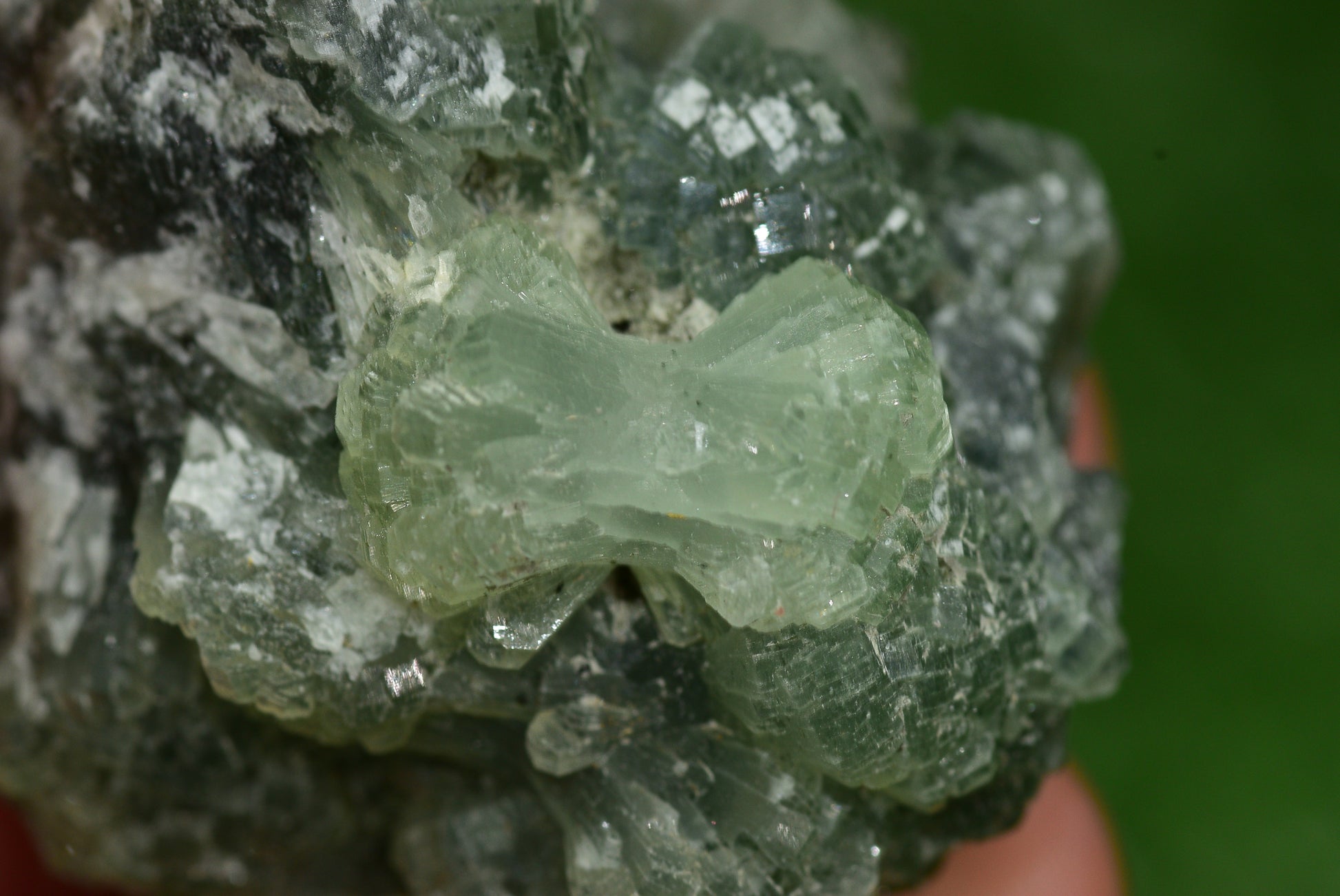 Stunning Raw Prehnite Crystal Cluster from Morocco Unique Botryoidal Formations - MeteoriteNwa.com