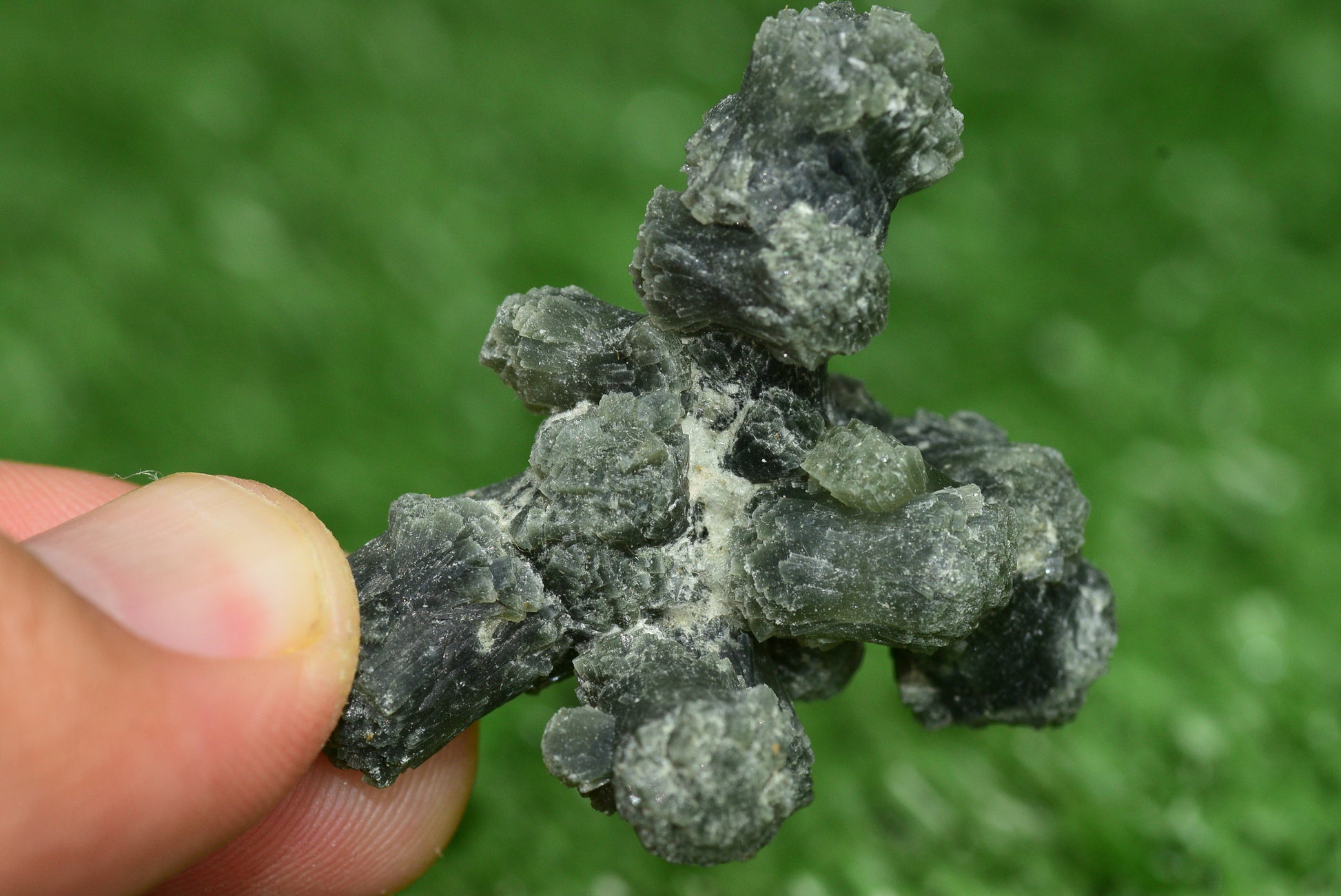 Stunning Raw Prehnite Crystal Cluster from Morocco Unique Botryoidal Formations - MeteoriteNwa.com