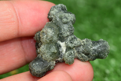 Stunning Raw Prehnite Crystal Cluster from Morocco Unique Botryoidal Formations - MeteoriteNwa.com