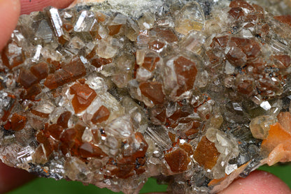 Cerussite with Barite & Dendrite Crystals on Galena RARE Genuine Gemstone from Morocco Fluorescent Mineral Powerful Spiritual Gem - MeteoriteNwa.com
