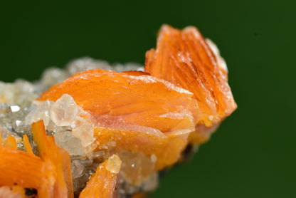 Cerussite with Barite & Dendrite Crystals on Galena RARE Genuine Gemstone from Morocco Fluorescent Mineral Powerful Spiritual Gem - MeteoriteNwa.com