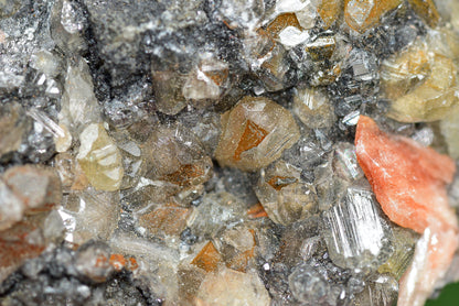 Cerussite with Barite & Dendrite Crystals on Galena RARE Genuine Gemstone from Morocco Fluorescent Mineral Powerful Spiritual Gem - MeteoriteNwa.com